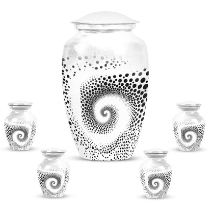 spiral urn for cremation ashes