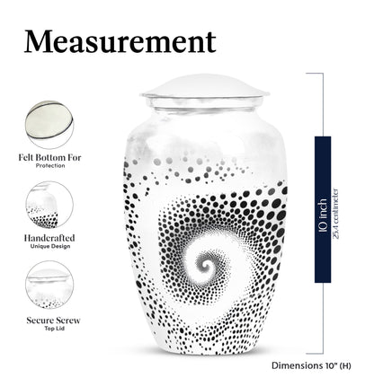spiral urn for cremation ashes