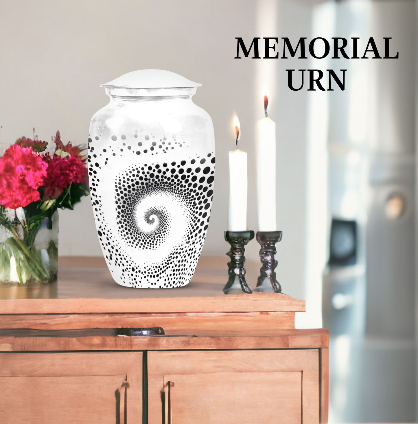 spiral urn for cremation ashes