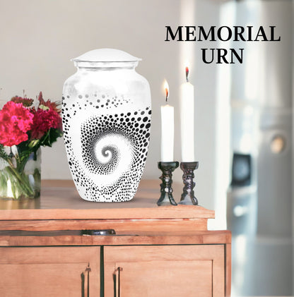 spiral urn for cremation ashes