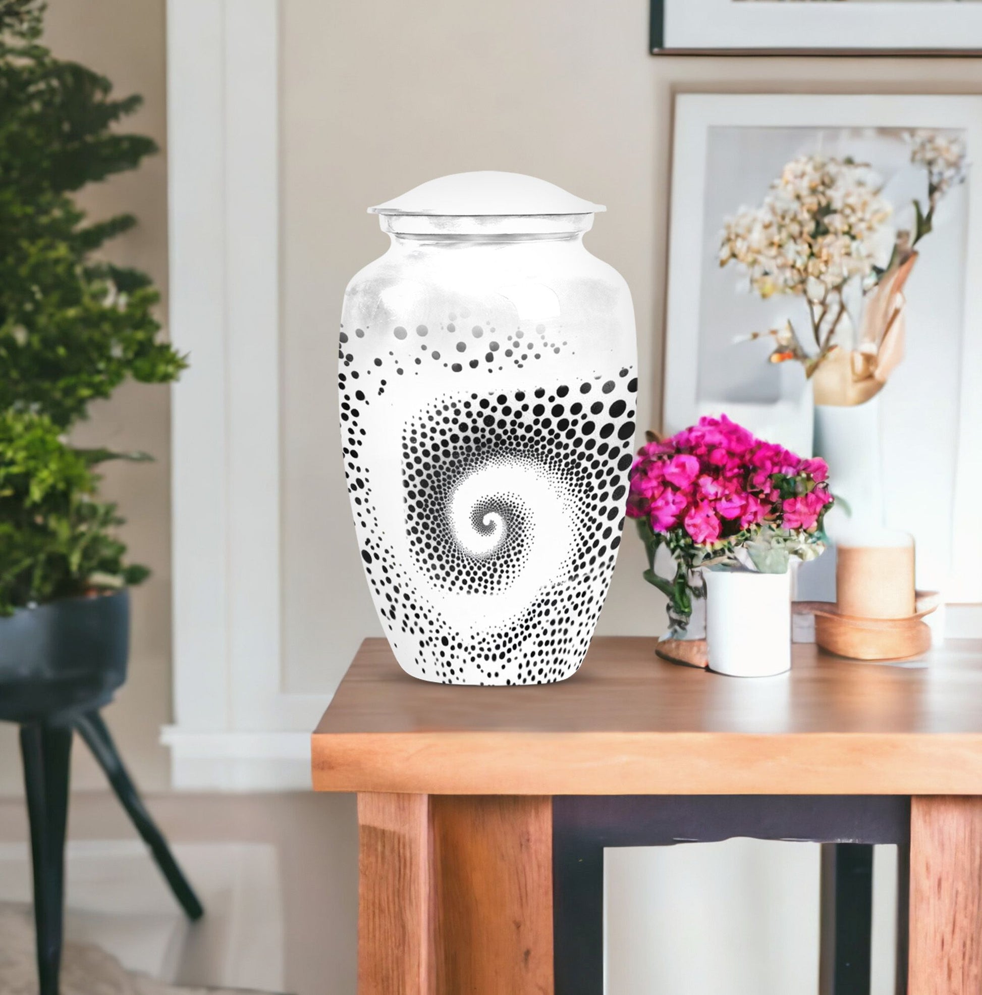 spiral urn for cremation ashes