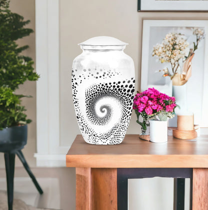 spiral urn for cremation ashes