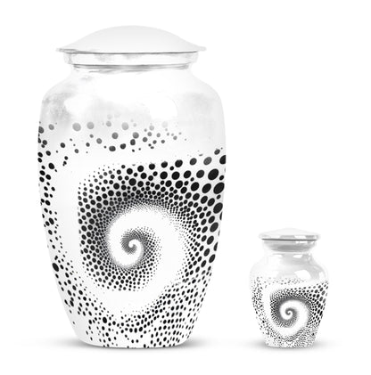 spiral urn for cremation ashes