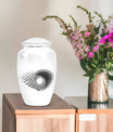 spiral memorial large urn for ashes.