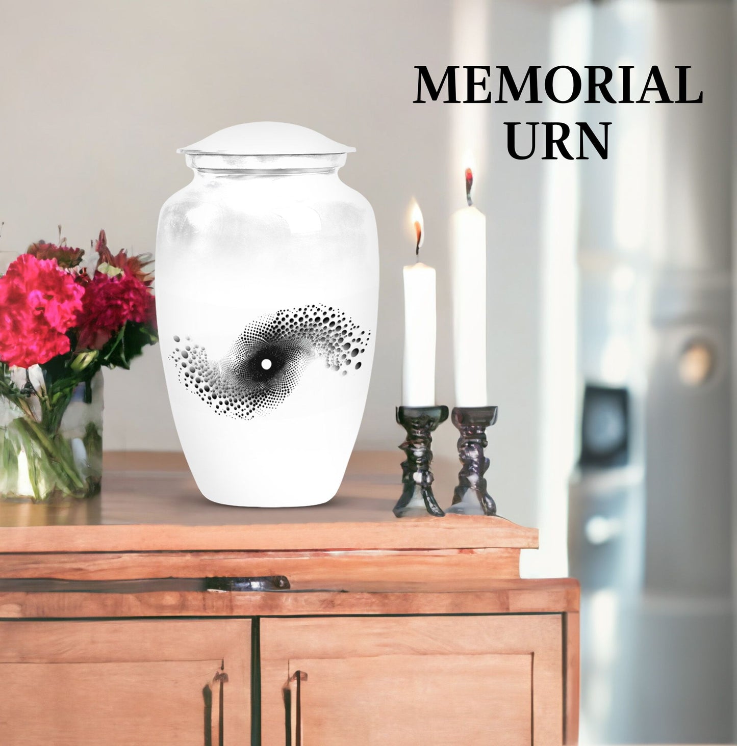 10-inch spiral urn
