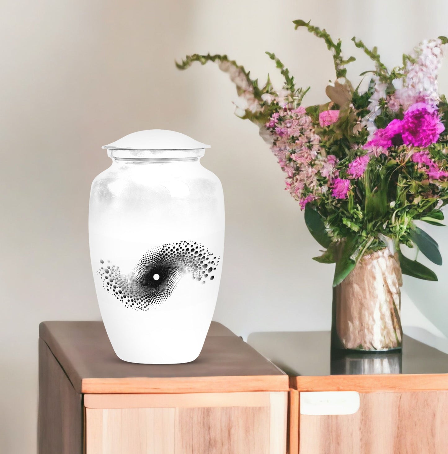 10-inch spiral urn