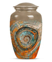 Classic 10-inch spiral urn for human 