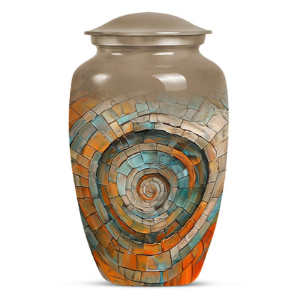 Classic 10-inch spiral urn for human 