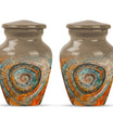 Classic 10-inch spiral urn for human 