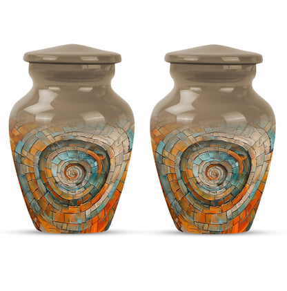 Classic 10-inch spiral urn for human 