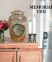 Classic 10-inch spiral urn for human 