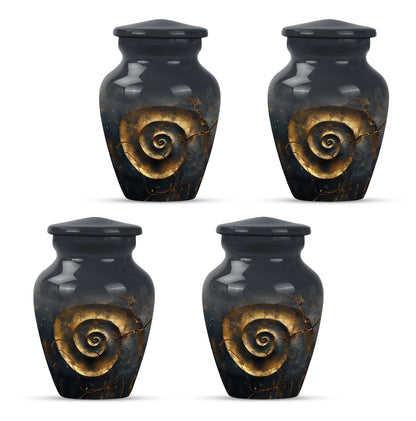 Classic 10-inch spiral urn for burial and cremation.
