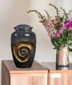 Classic 10-inch spiral urn for burial and cremation.