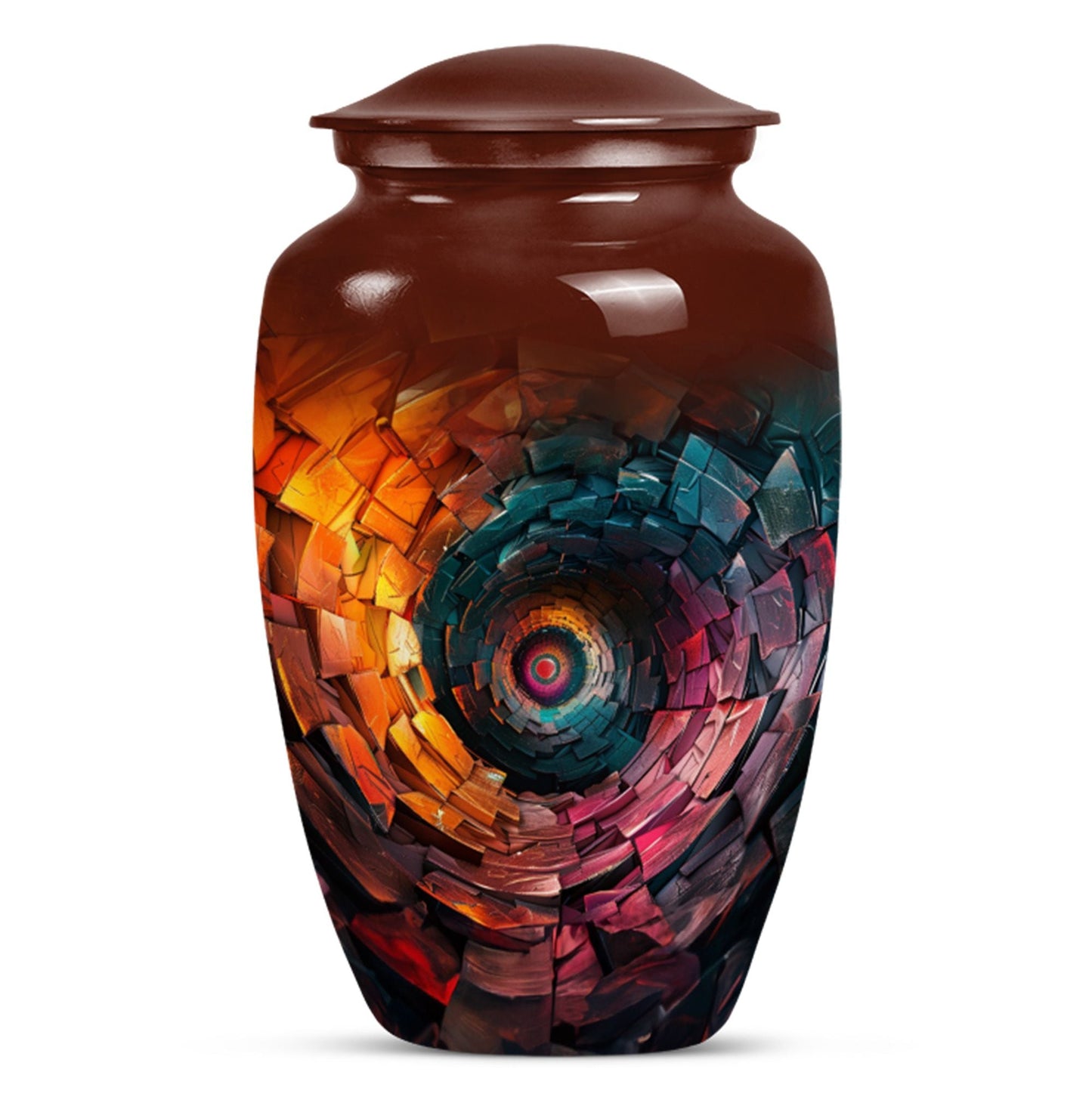 Personalized Galaxy Cremation Urn for Human Ashes - 10-inch, 200 cu in - Yatskia