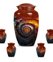 10-inch classic spiral urn, perfect for men's cremation.