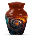 10-inch classic spiral urn, perfect for men's cremation.