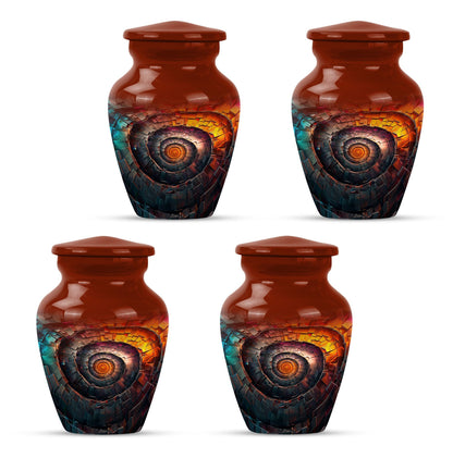10-inch classic spiral urn, perfect for men's cremation.