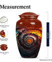 10-inch classic spiral urn, perfect for men's cremation.