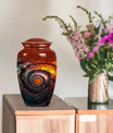 10-inch classic spiral urn, perfect for men's cremation.