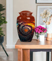 10-inch classic spiral urn, perfect for men's cremation.