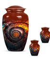 10-inch classic spiral urn, perfect for men's cremation.