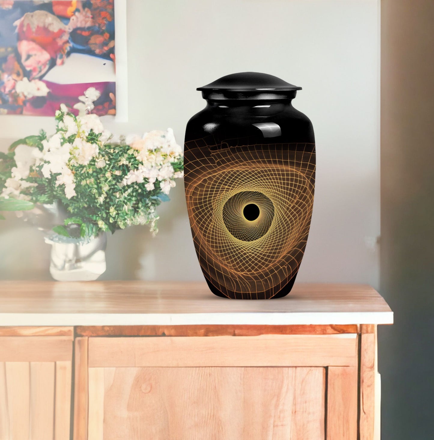 spiral urn for burial