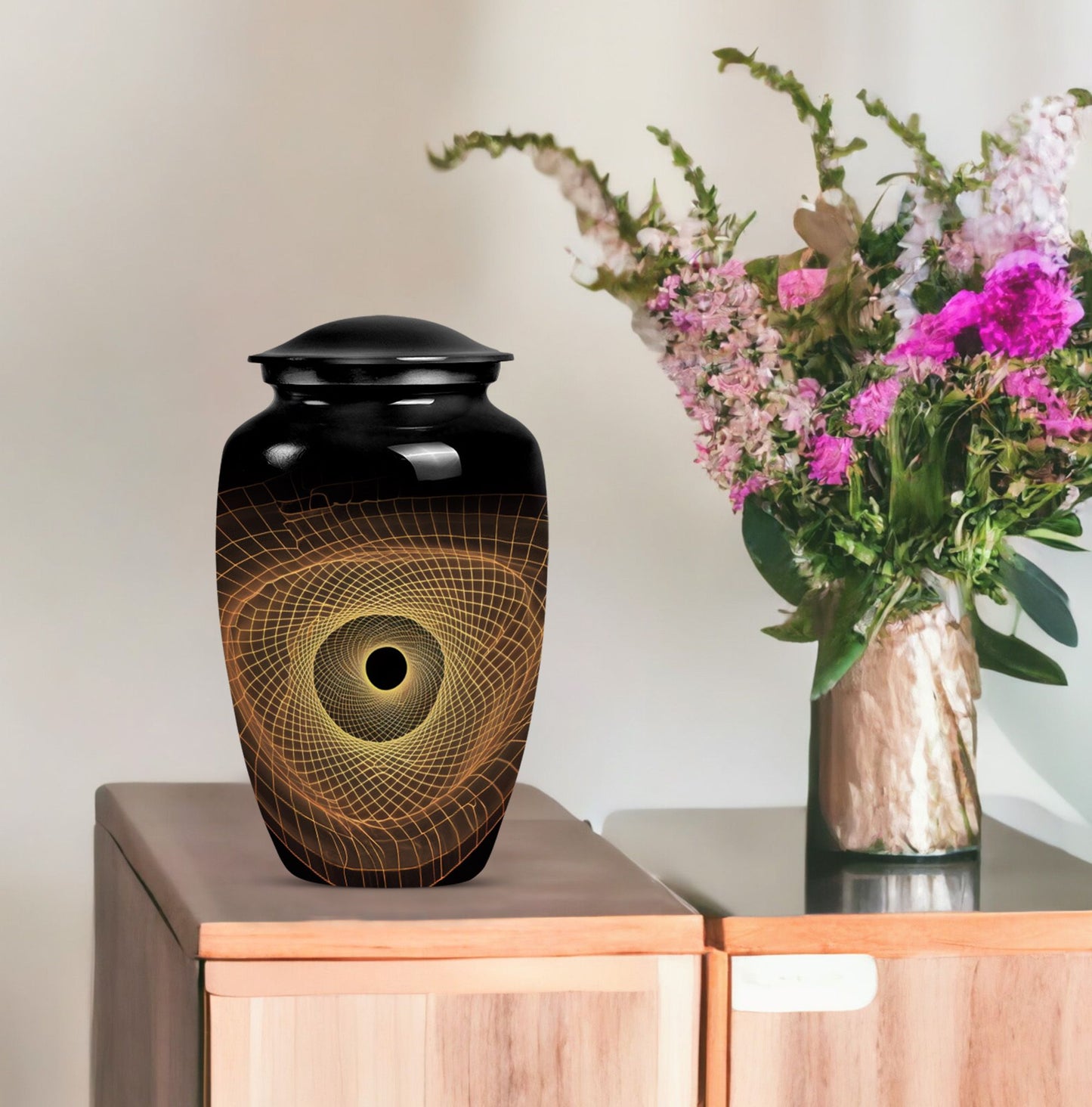 spiral urn for burial