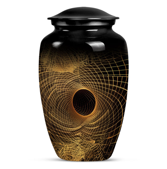 classic spiral urn for adult male ashes