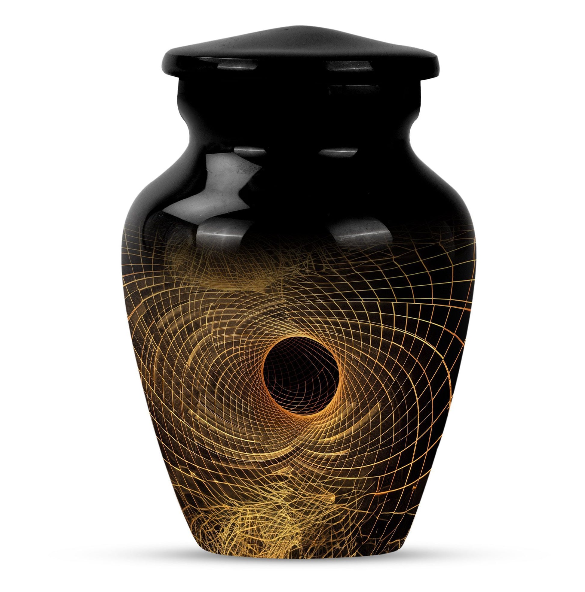 classic spiral urn for adult male ashes
