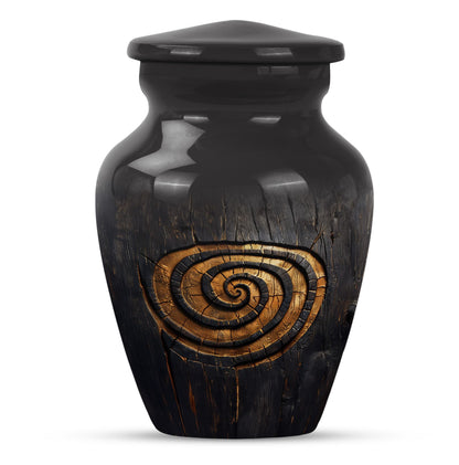 spiral urn for human cremation ashes