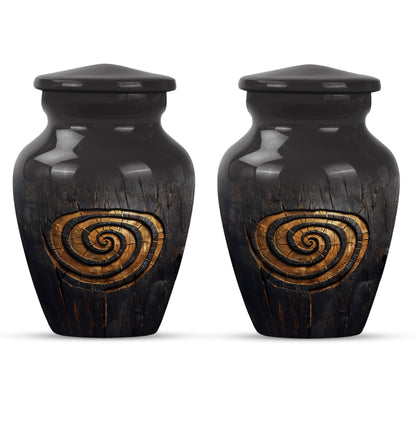 spiral urn for human cremation ashes
