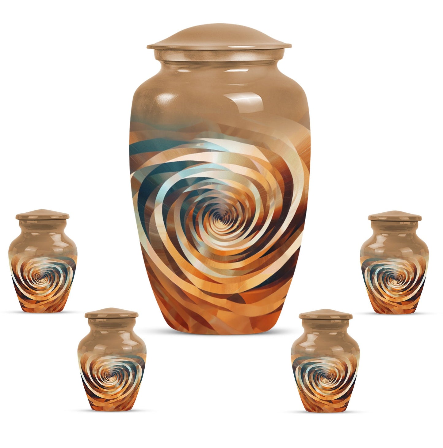 10-inch Spiral Urn