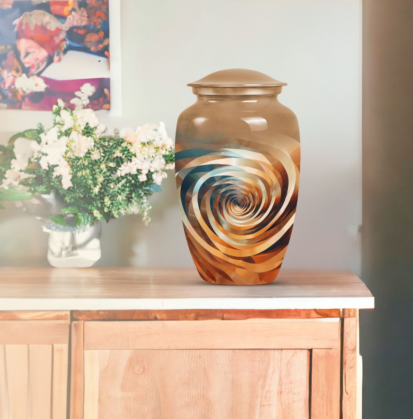 10-inch Spiral Urn