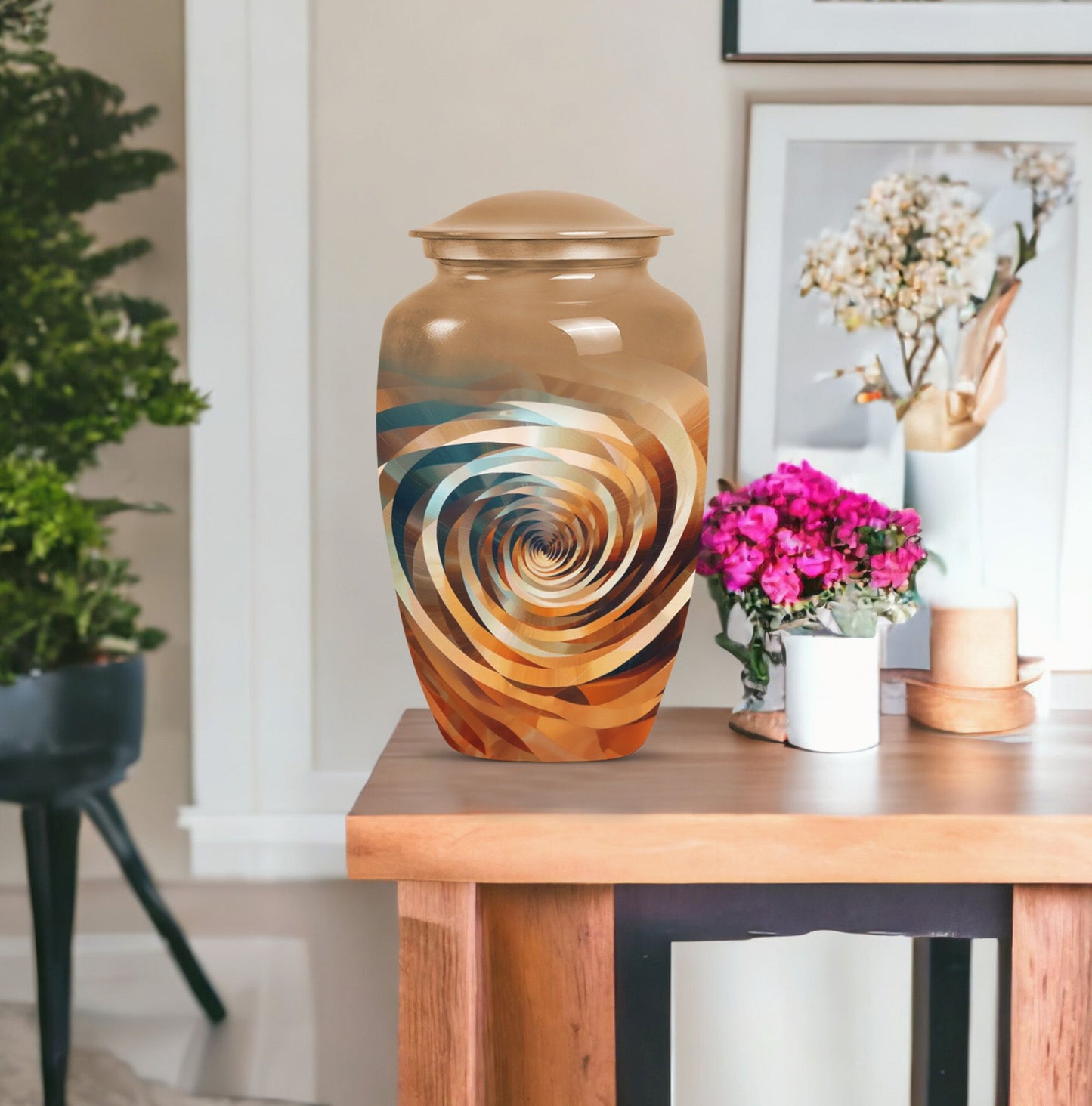 10-inch Spiral Urn