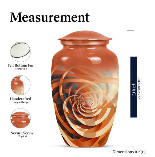 Classic 10-inch spiral urn