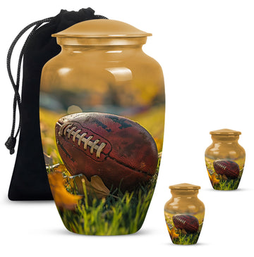 10 inch large Urn with 2 Keepsake 3 Inch Urns