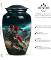 Classic 10-inch football urn, memorial urn 