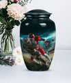 Classic 10-inch football urn, memorial urn 