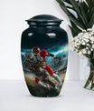 Classic 10-inch football urn, memorial urn 