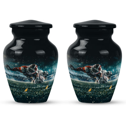 Footboll Urn for cremation funeral