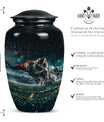Footboll Urn for cremation funeral