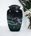 Footboll Urn for cremation funeral