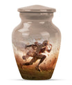 football urn for funeral burial