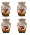 football urn for funeral burial