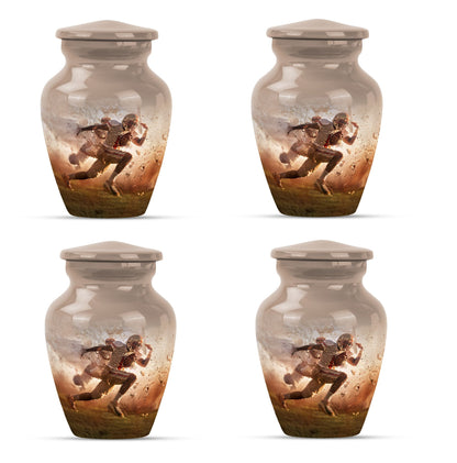 football urn for funeral burial