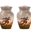 football urn for funeral burial