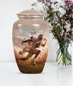 football urn for funeral burial