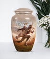 football urn for funeral burial