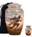football urn for funeral burial