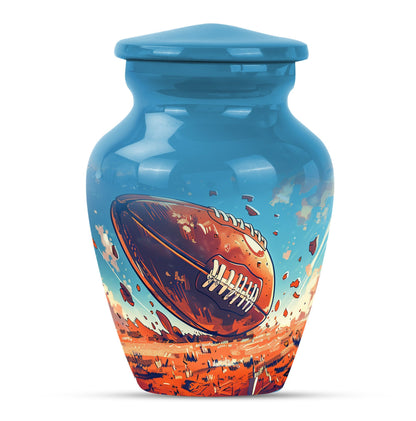 Classic Football Urn for Cremation Ashes.